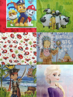 Servítka detská MIX 10 ks